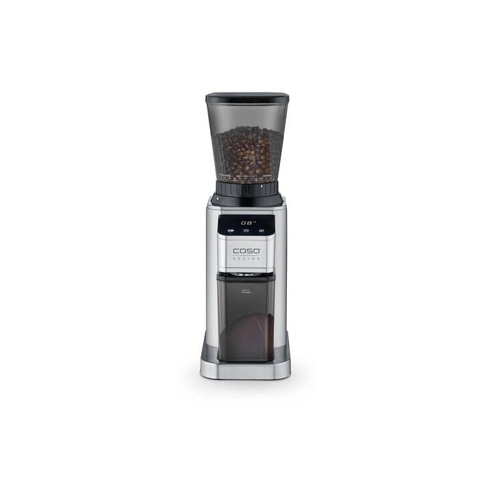 CASO Kaffeemühle Barista Chef Inox  (Elektrisch, Silber, Schwarz)