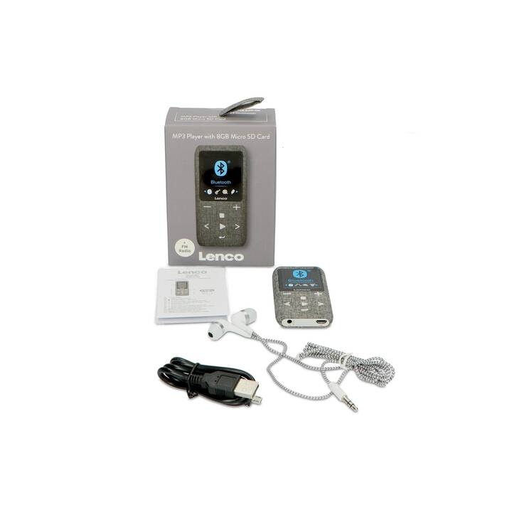 LENCO Lettori MP3 Xemio-861 (8 GB, Grigio)