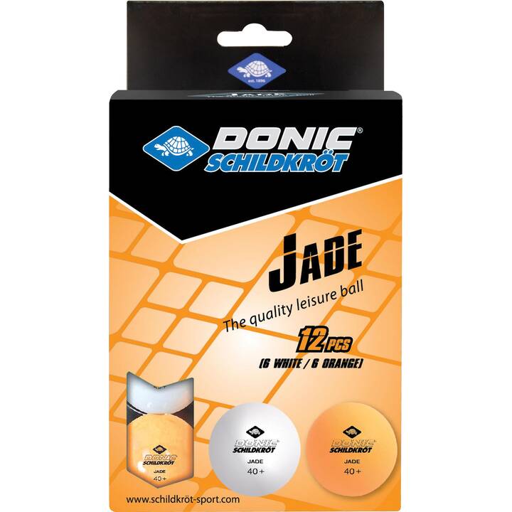 DONIC SCHILDKRÖT Balles de ping-pong Jade 2T (12 x)