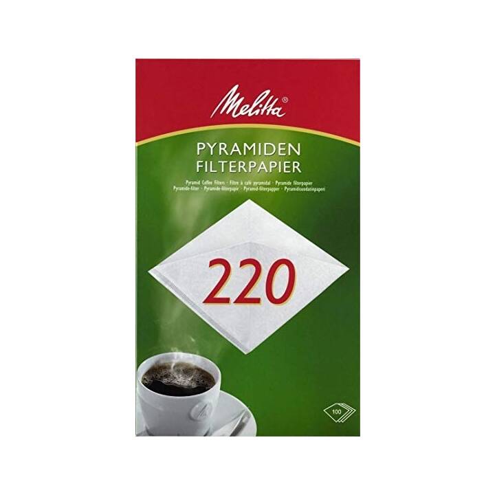 MELITTA Filtri caffè Pyramide 220 (100 pezzo)