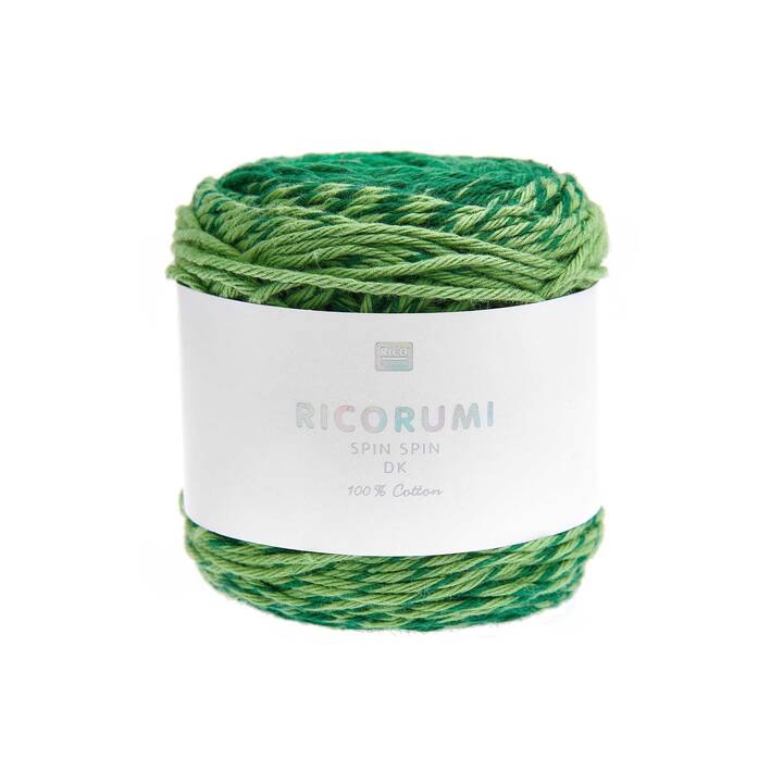 RICO DESIGN Lana Ricorumi Spin Spin (50 g, Verde)