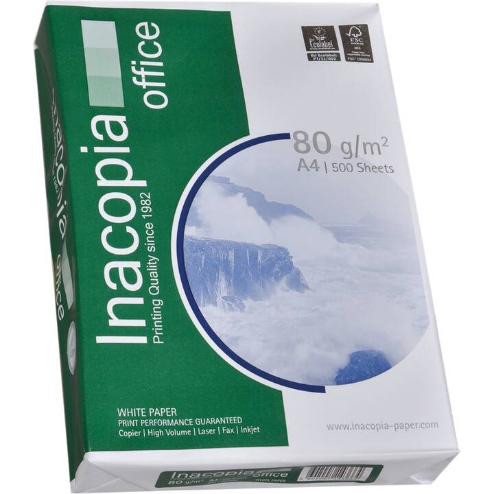 INACOPIA Papier photocopie (500 feuille, A3, 80 g/m2)