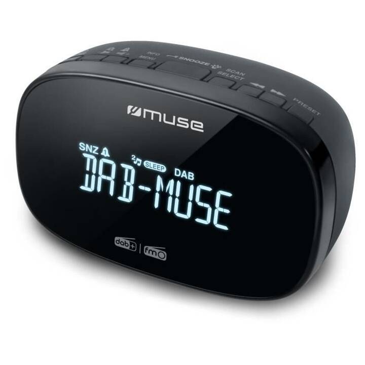 MUSE M-150 CDB Radio-réveil (Noir)
