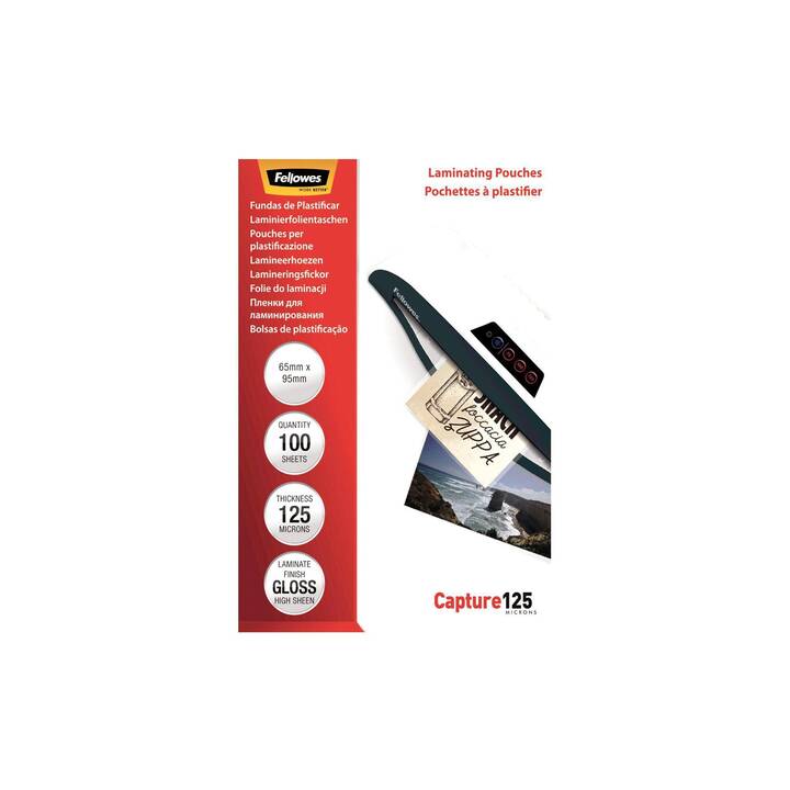 FELLOWES Films de plastification (125 µm, 100 pezzo)