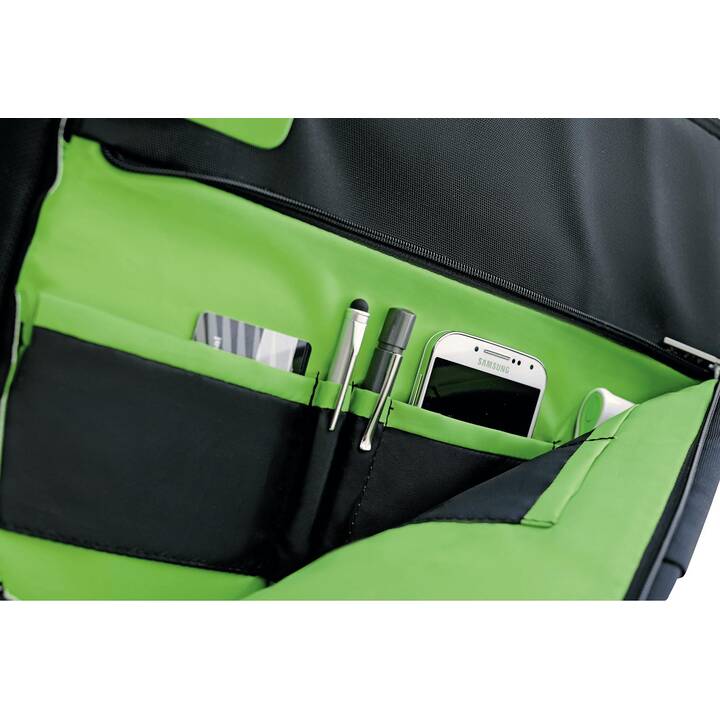 LEITZ Laptop Smart Travell Tasche (15.6", Schwarz, Grün)