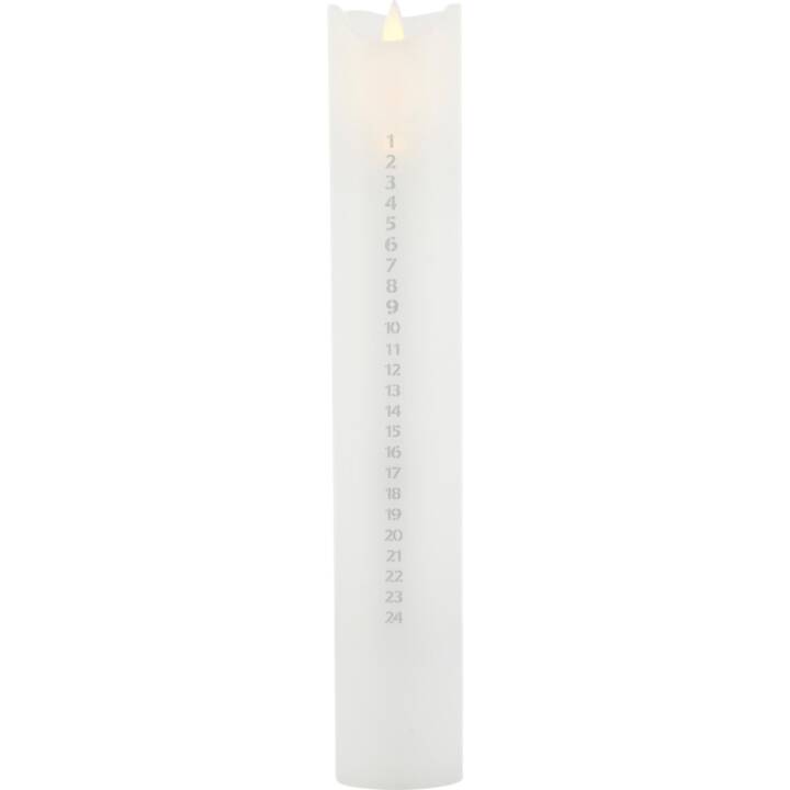SIRIUS Advent Calendar Candele LED (Argento, Bianco)
