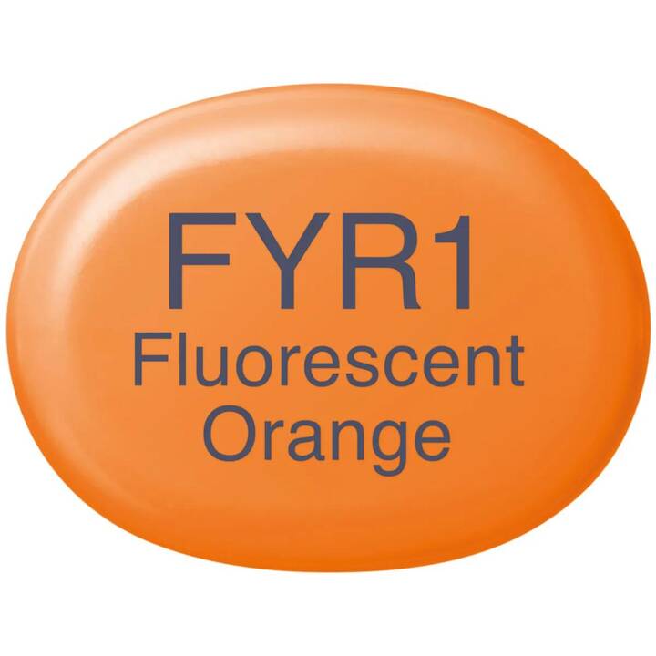 COPIC Grafikmarker Sketch FYR1 Fluorescent Orange (Fluo Orange, 1 Stück)