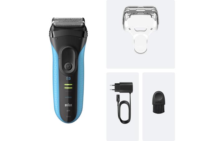 BRAUN Series 3 ProSkin 3040s (Schwarz, Blau) - Interdiscount