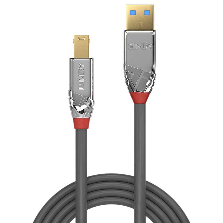LINDY USB-Kabel (USB 3.0 Typ-B, USB 3.0 Typ-A, 1 m)