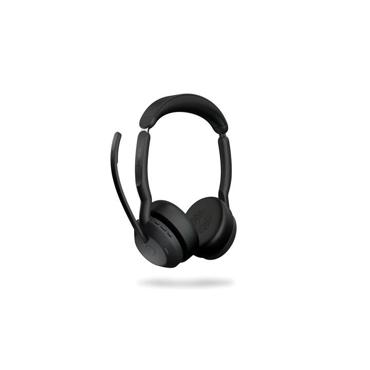 JABRA Office Headset Evolve2 55 (On-Ear, Kabellos, Schwarz
