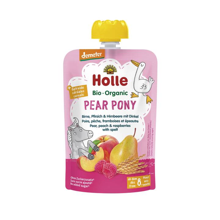 HOLLE Pear Pony Fruchtpüree Quetschbeutel (100 g)