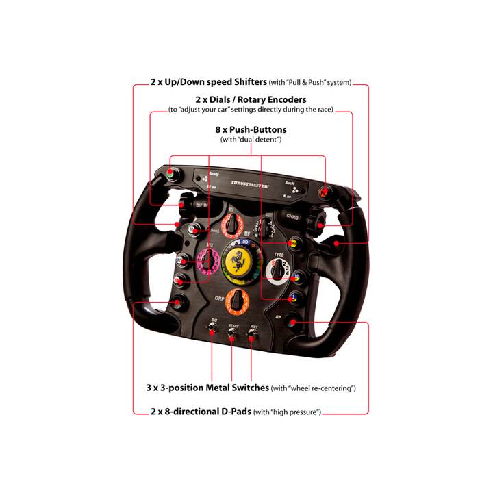 THRUSTMASTER Ferrari F1 Add-On Volante (Nero)