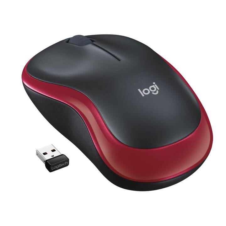 LOGITECH M185 Maus (Kabellos, Office)