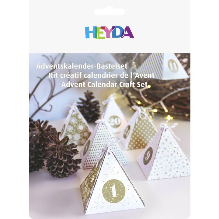 HEYDA Adventskalenderset (Karton, 24 Stück)