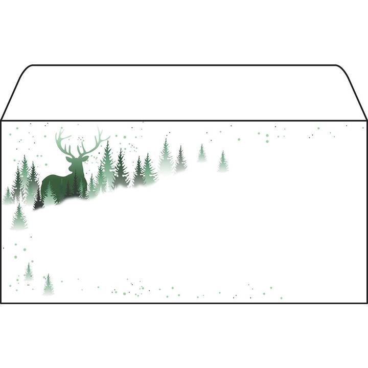 SIGEL Briefumschlag Christmas Forest (DL, 25 Stück)