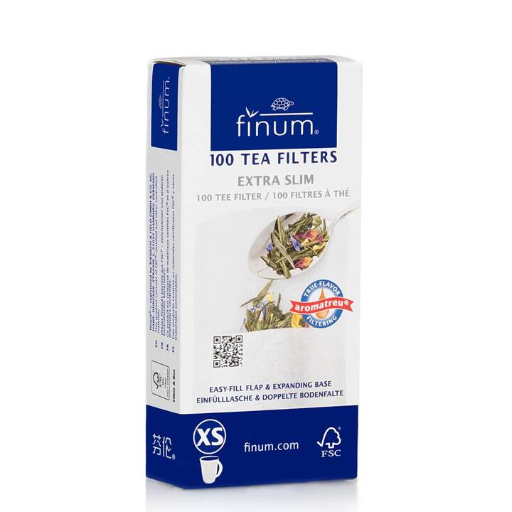 FINUM Filtre à thé XS (100 pièce)