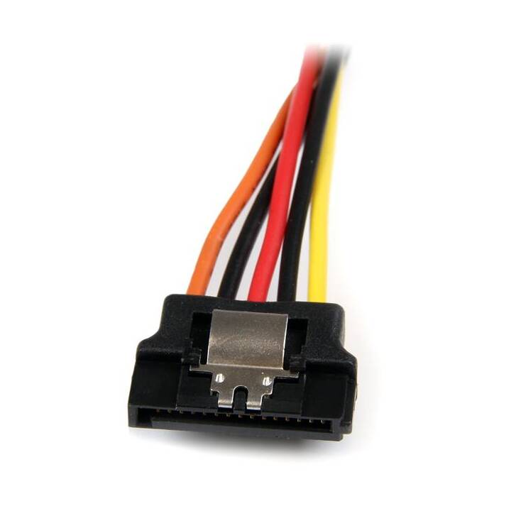STARTECH.COM Câble secteur (15 cm, Jaune, Orange, Noir, Rouge)
