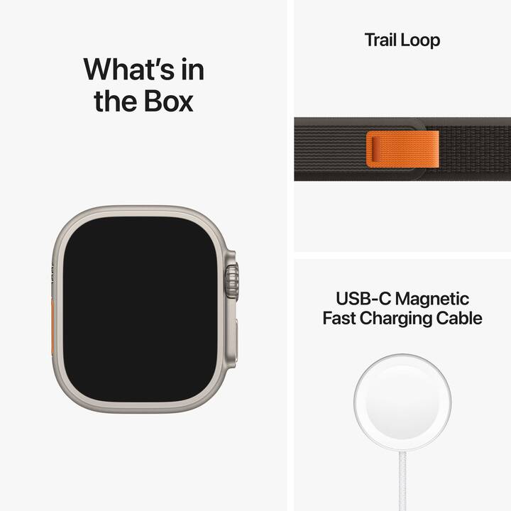 APPLE Watch Ultra GPS + Cellular (49 mm, Titanio, GPS)