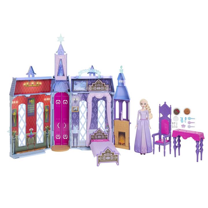 MATTEL Disney Frozen - Elsas Schloss in Arendelle Maison de poupée (Multicolore)