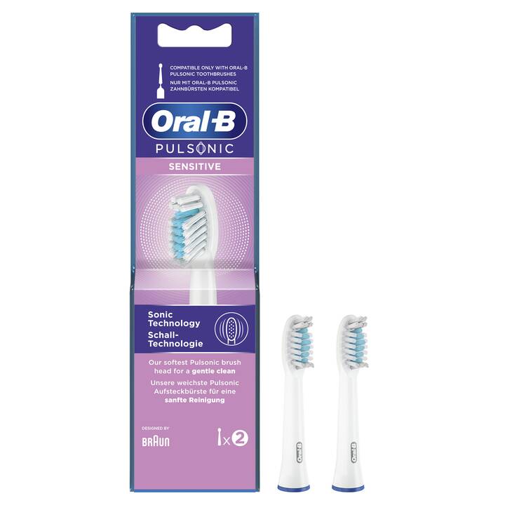 ORAL-B Beccuccio dentale Pulsonic Sensitve  (Dolce, 2 pezzo)