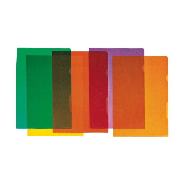 BÜROLINE Cartellina trasparente (Giallo, A4, 100 pezzo)