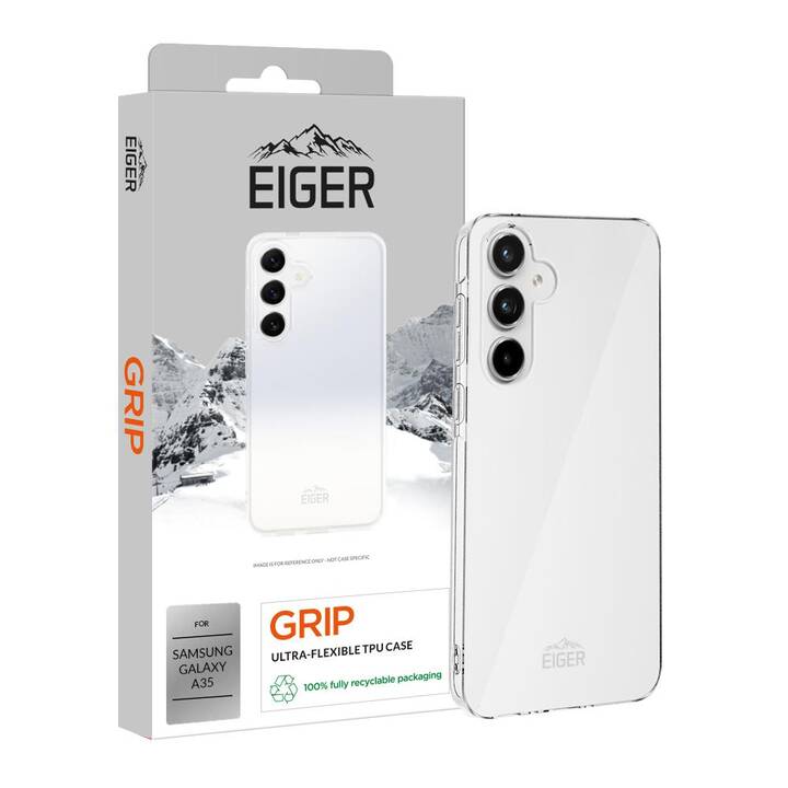 EIGER Backcover GRIP (Galaxy A35, transparente)