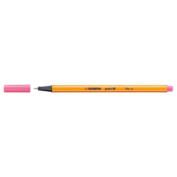 STABILO Point 88 Penna a fibra (Rosa chiaro, 1 pezzo)