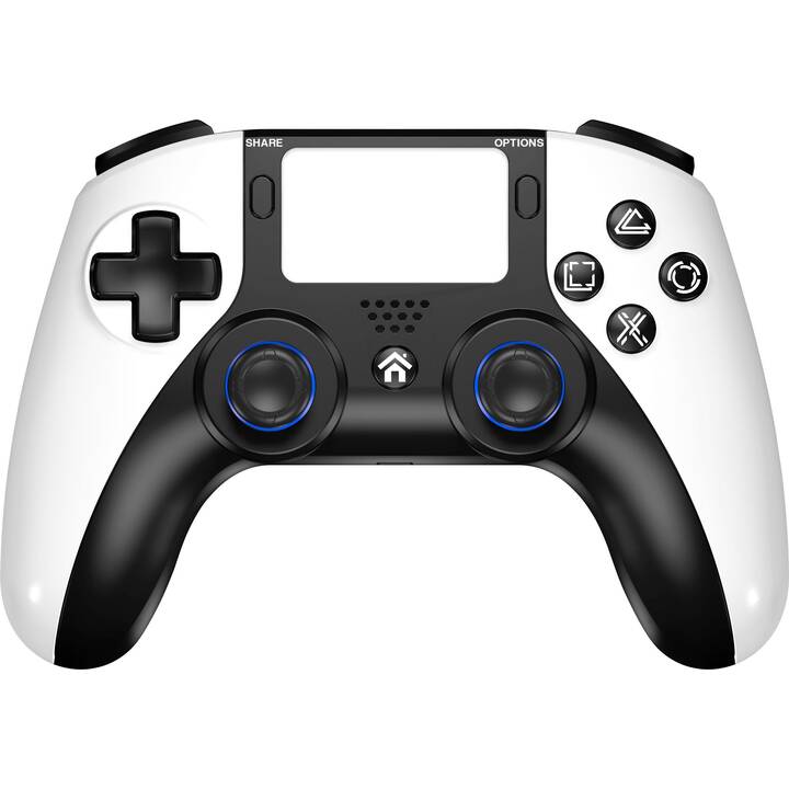 READY2GAMING PS4 Pro Pad X Manette (Blanc, Noir)