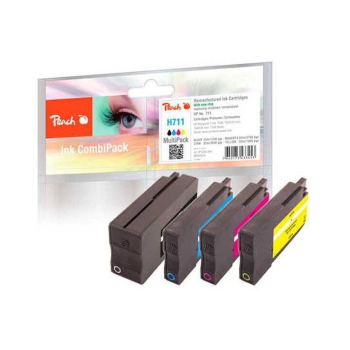 PEACH H711 Multipack (Giallo, Nero, Magenta, Cyan, Multipack)