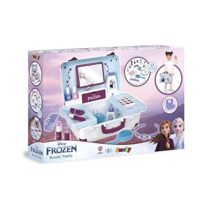 SMOBY INTERACTIVE Table de maquillage pour enfants  Frozen Beauty Vanity