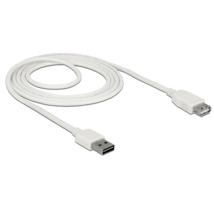 DELOCK USB-Kabel (USB 2.0 Typ-A, USB 2.0 Typ-A, 2 m)