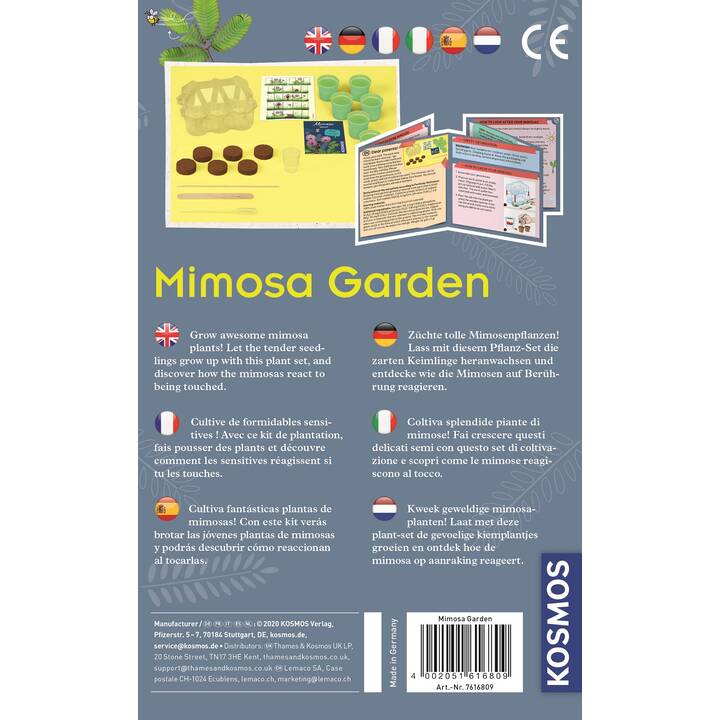 KOSMOS Mimosa Garden Experimentierkasten (Pflanzen und Tierwelt)