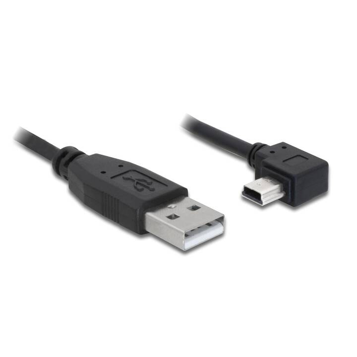 DELOCK USB-Kabel (USB 2.0 Typ-A, MiniUSB Typ-B, 5 m)