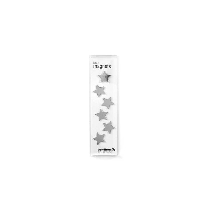 TRENDFORM Star Punaises magnétique (6 pièce)