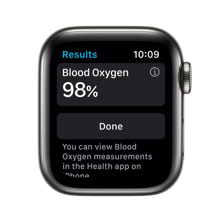 APPLE Watch Series 6 GPS + Cellular (40 mm, Edelstahl, Silikon) Interdiscount