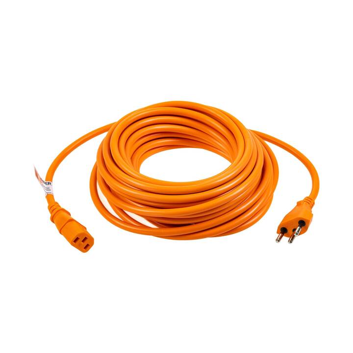 FURBER.POWER Câble secteur (C13 / T12, 5 m, Orange)