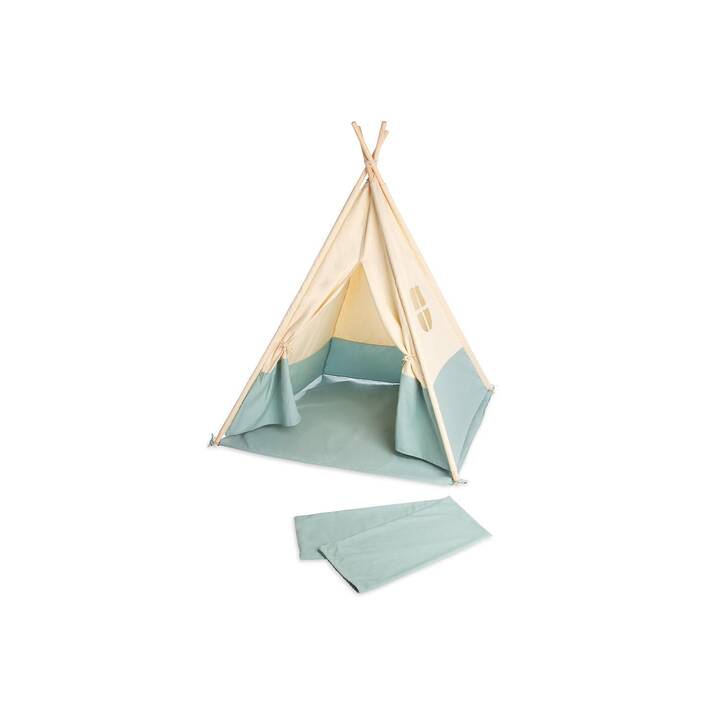 PINOLINO Spielzelt Tipi Yuma (Hellblau, Blau, Weiss)