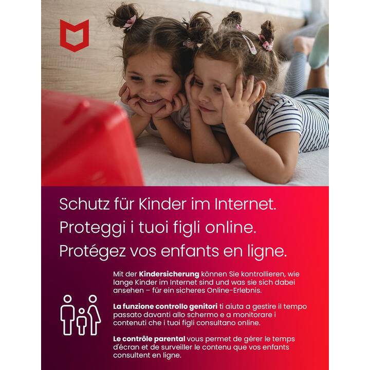 MCAFEE Internet Security (Abbonamento, 3x, 12 Mesi, Tedesco)