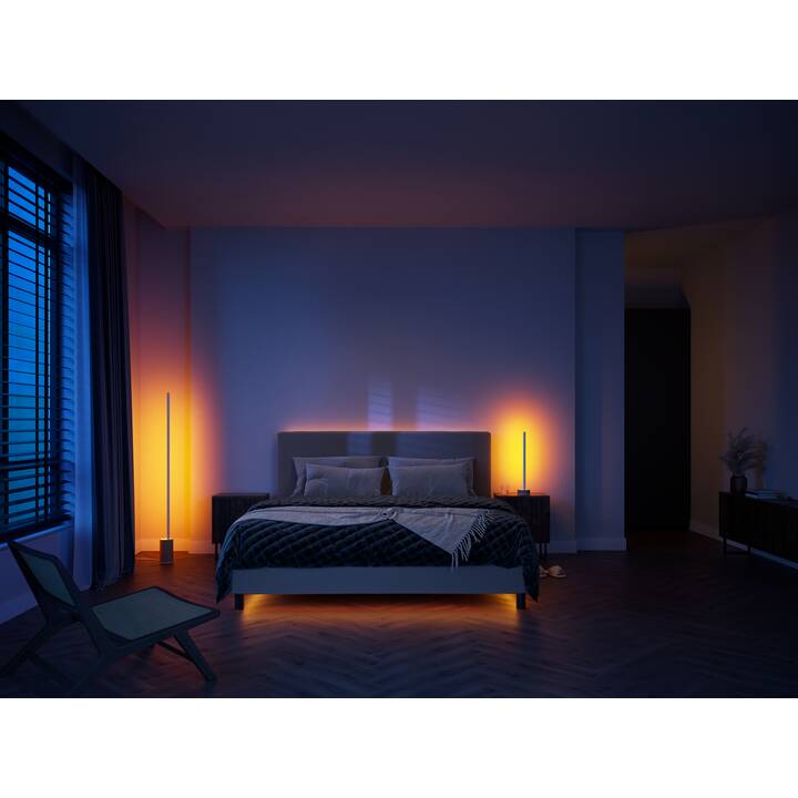 PHILIPS HUE Tischleuchte Signe Oak (Weiss)