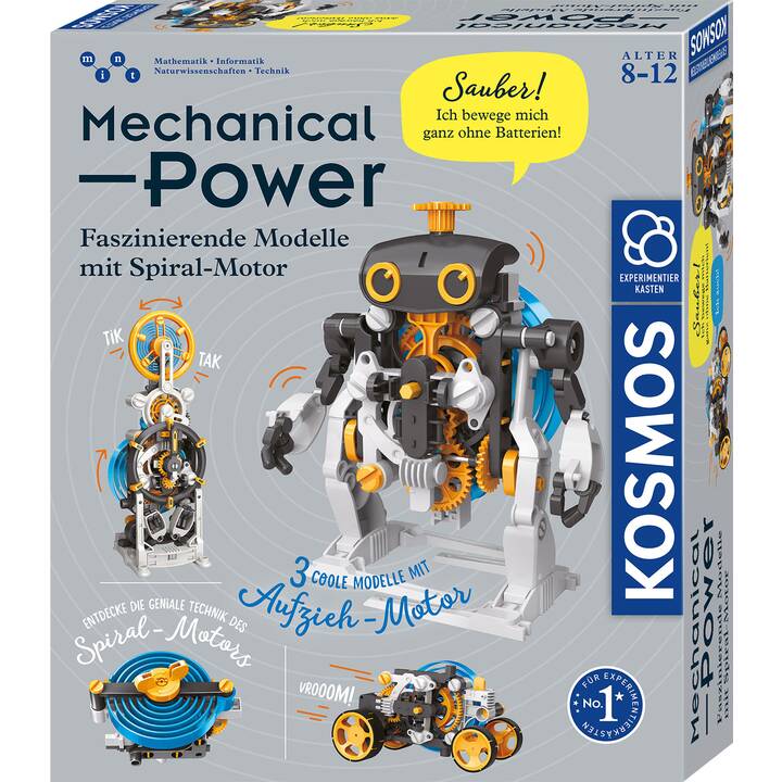KOSMOS Mechanical Power Scatola di sperimentazione (Robot, Fisica)