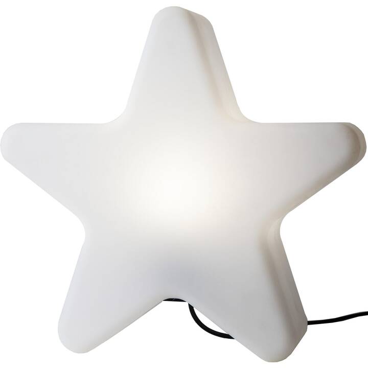 STAR TRADING Bodenleuchte Star (25 W, Weiss)