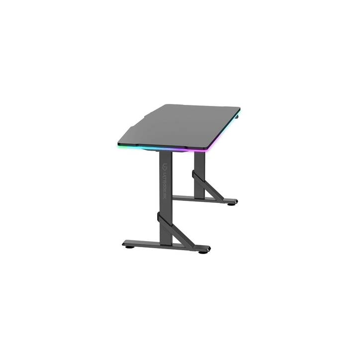 ULTRADESK Table de gaming Iron LED
