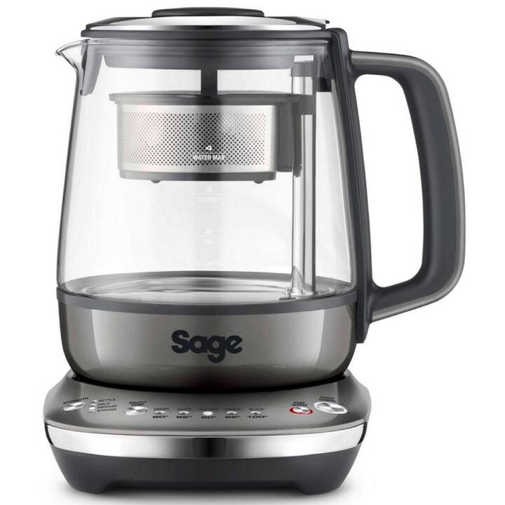 SAGE Tea Maker Compact (1 l, Verre, Transparent, Gris)