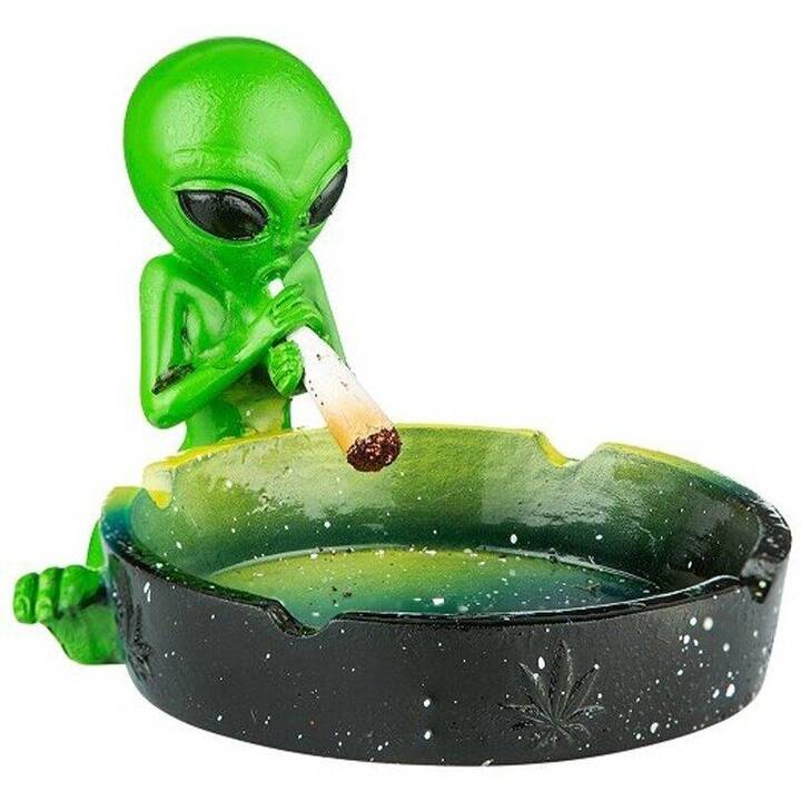 FOURTWENTY CBD Posacenere da tavolo Alien (Verde)