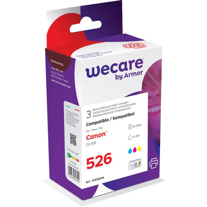 WECARE CLI-526PACKWE (Multicolore, Multipack)