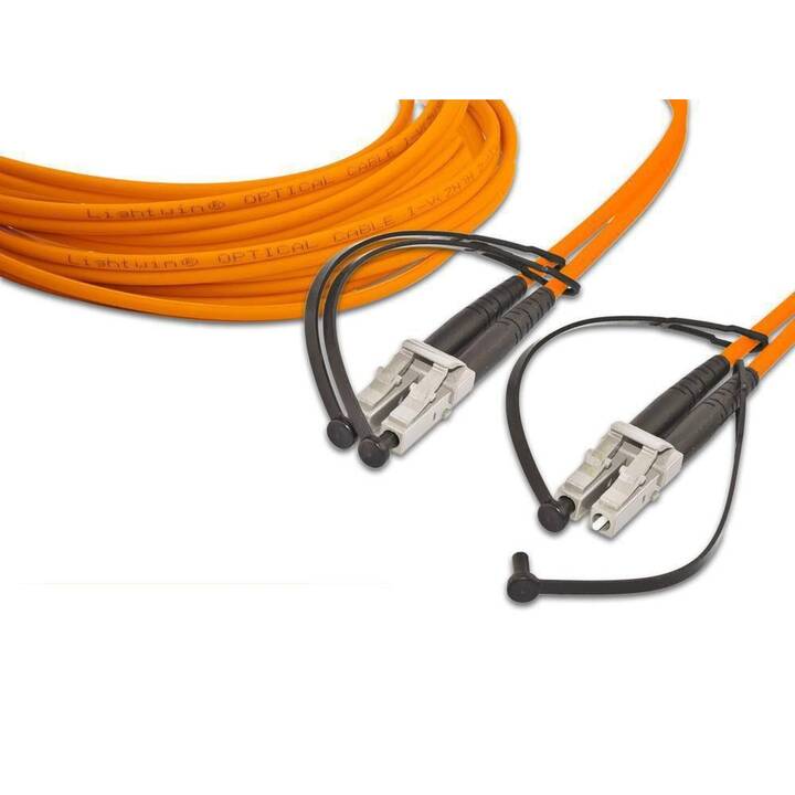 LIGHTWIN Netzwerkkabel (LC Multi-Mode, LC Multi-Mode, 5 m)