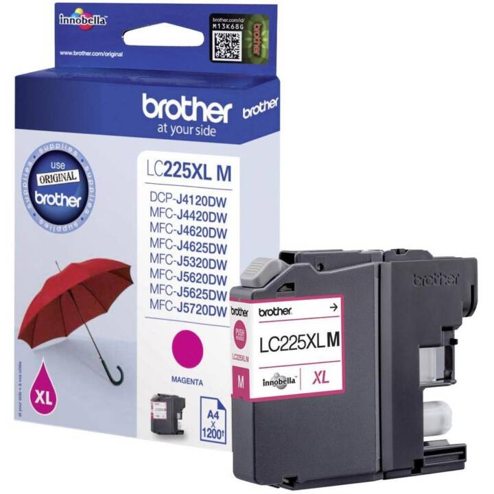 BROTHER LC-225XLM (Magenta, 1 pièce)