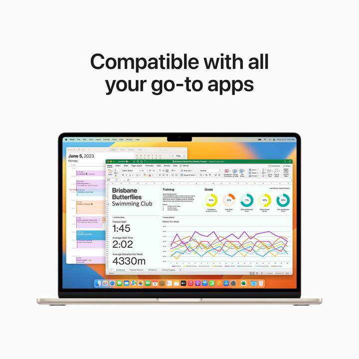 APPLE MacBook Air 2023 (15.3", Puce Apple M2, 24 GB RAM, 512 GB SSD)