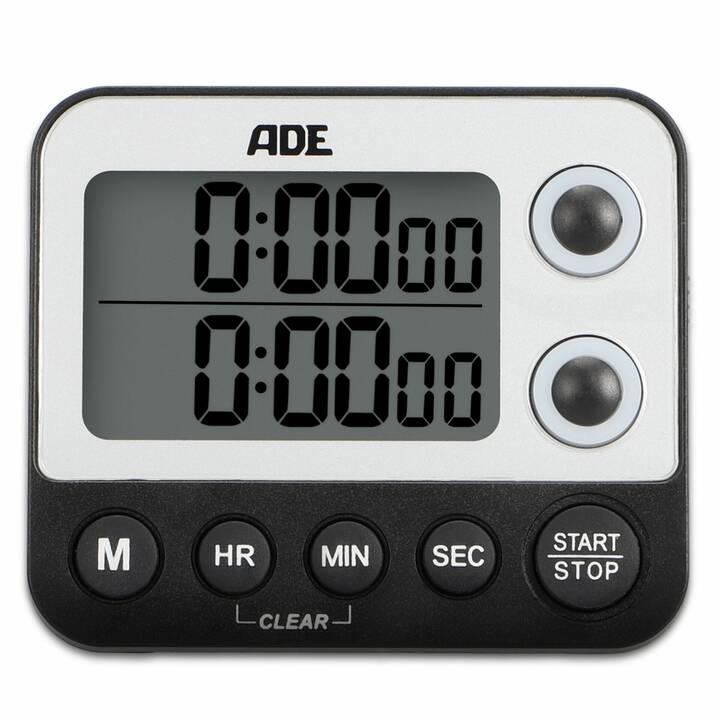 ADE Minuteur de cuisine TD2100-1 (Noir)