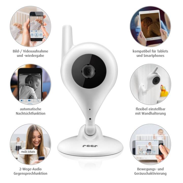 REER Moniteur bébé BabyCam R80300 (Vidéo)